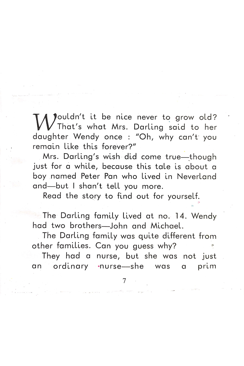 Peter Pan - Rachael Mac Bean