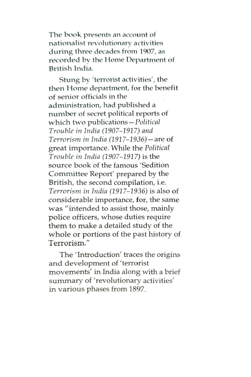 Terrorism - A Colonial Construct