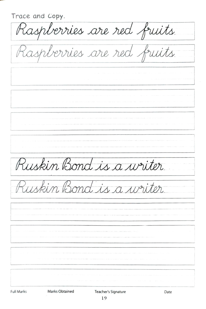 Samsad Graded Cursive Writing Book 4