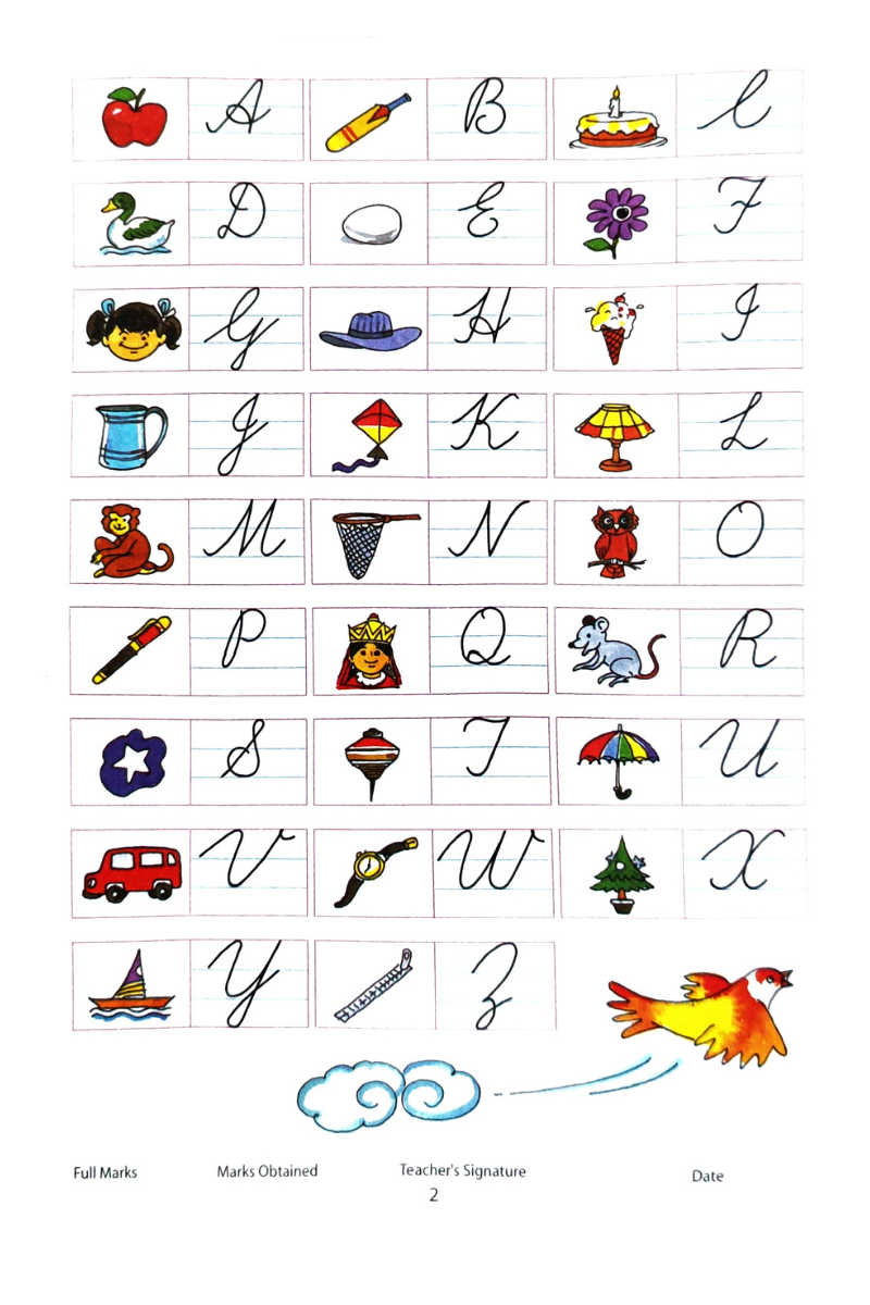 Samsad Graded Cursive Writing - Capital Letters
