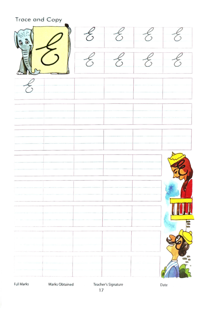 Samsad Graded Cursive Writing - Capital Letters