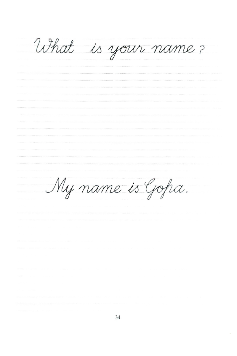 Samsad Cursive Writing 2