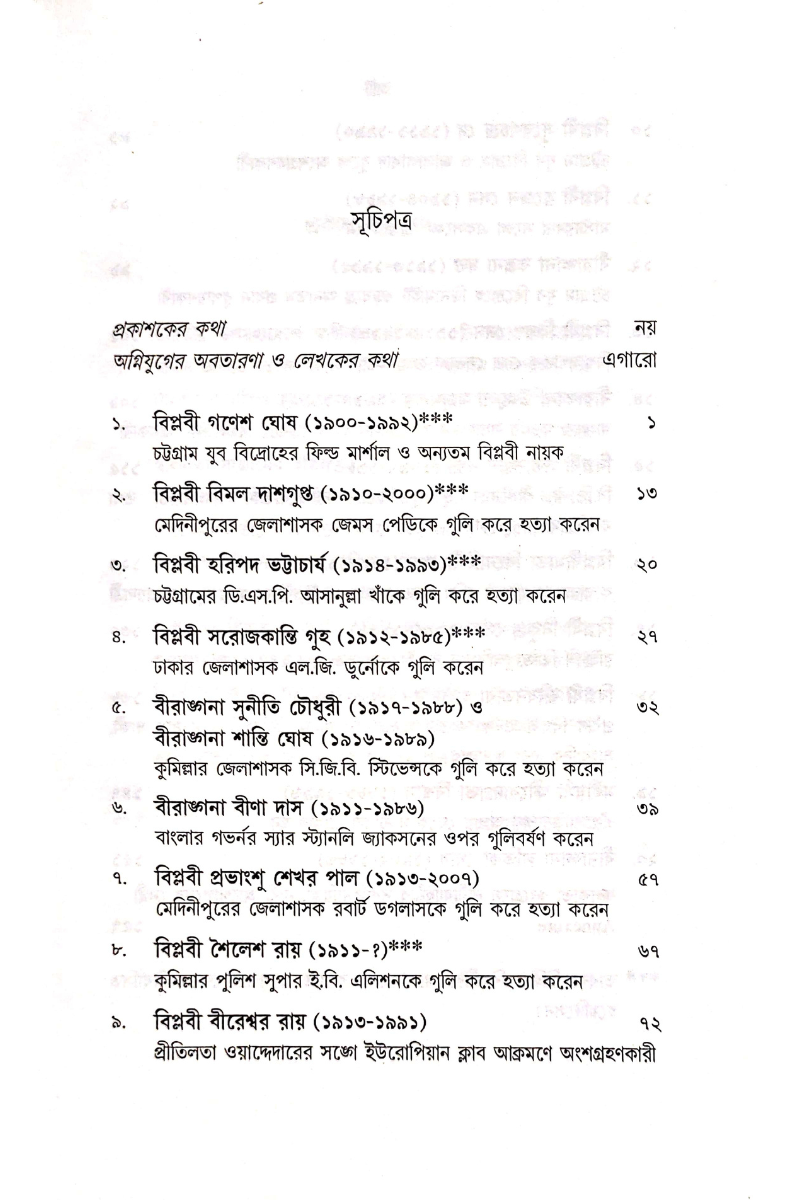 Agnijuger Banhisikha Jara - Arup Roy