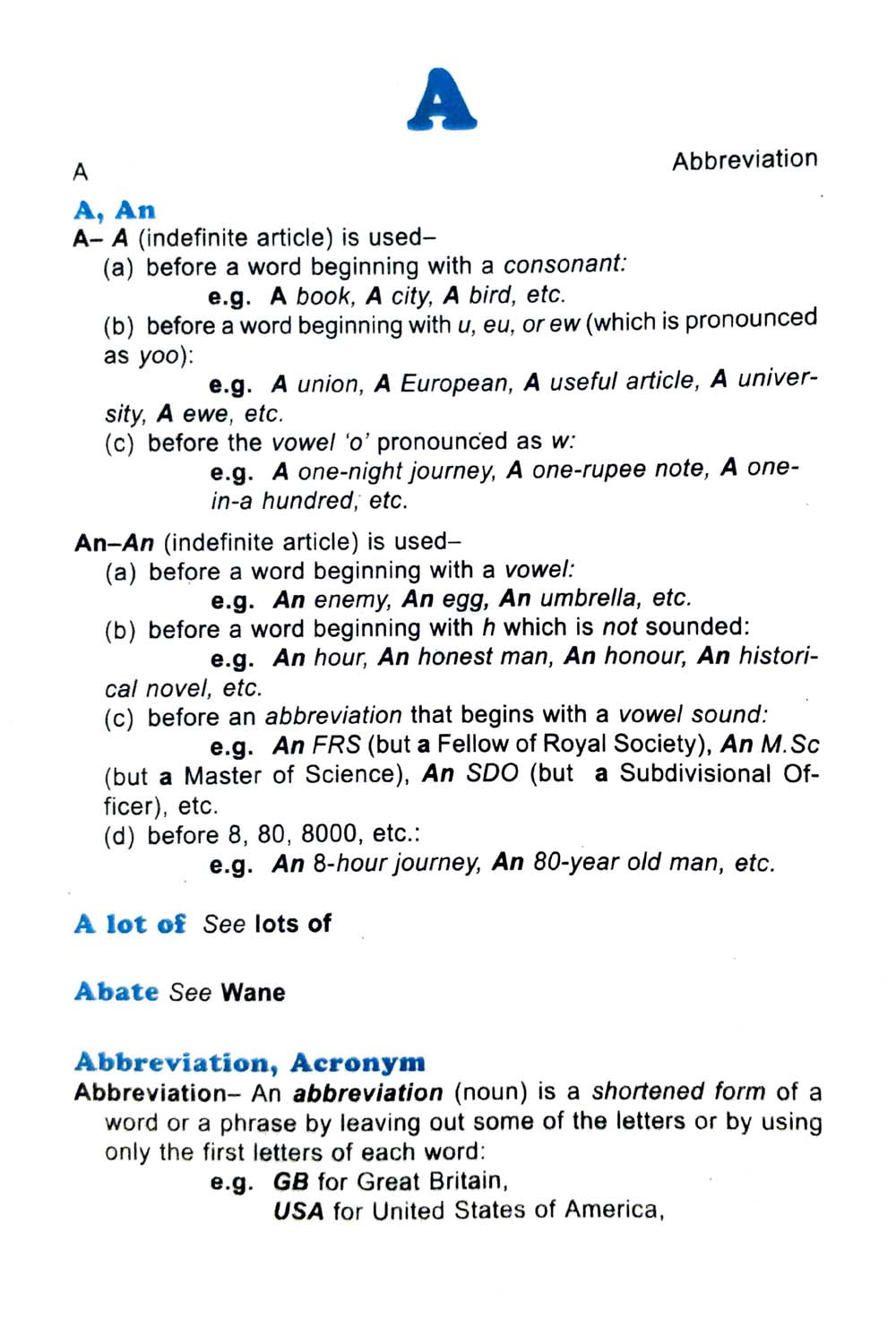 English Usage - K. K. Baksi