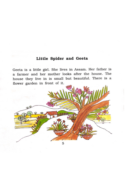 Little Spider and Geeta - Parthasarathi Chakraborty