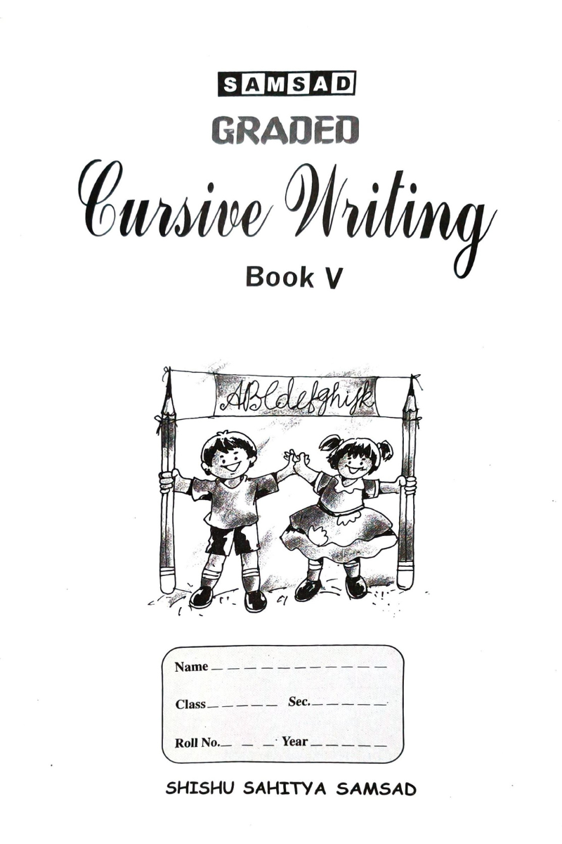 Samsad Graded Cursive Writing Book 5