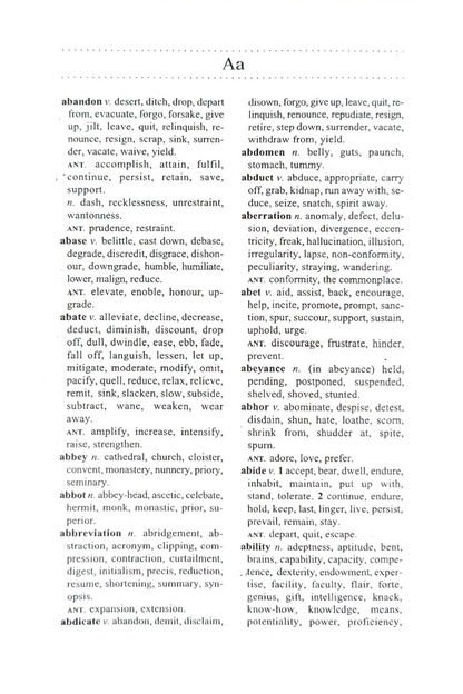 Samsad Dictionary of Synonyms and Antonyms — Pranab Bandopadhyay