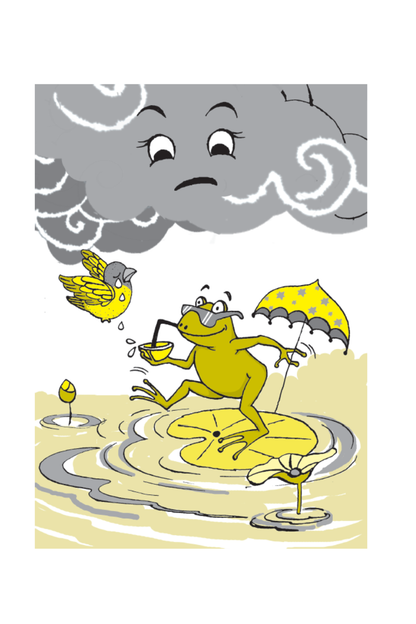 Sabuj Byang aar Halud Pakhir Galpa