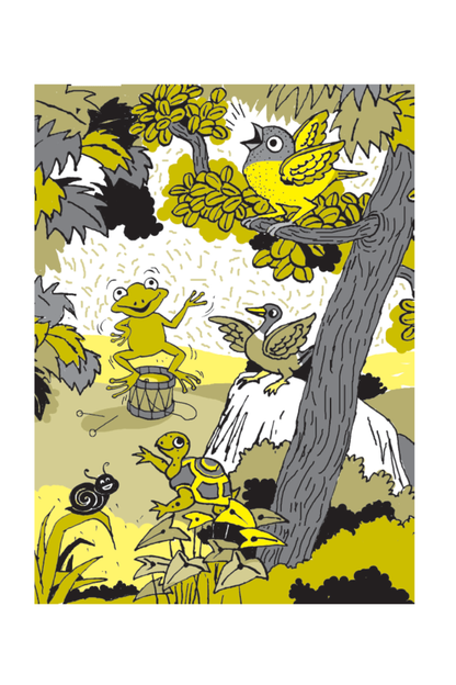 Sabuj Byang aar Halud Pakhir Galpa