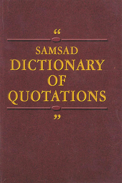 Samsad Dictionary of Quotations — Pranab Bandopadhyay