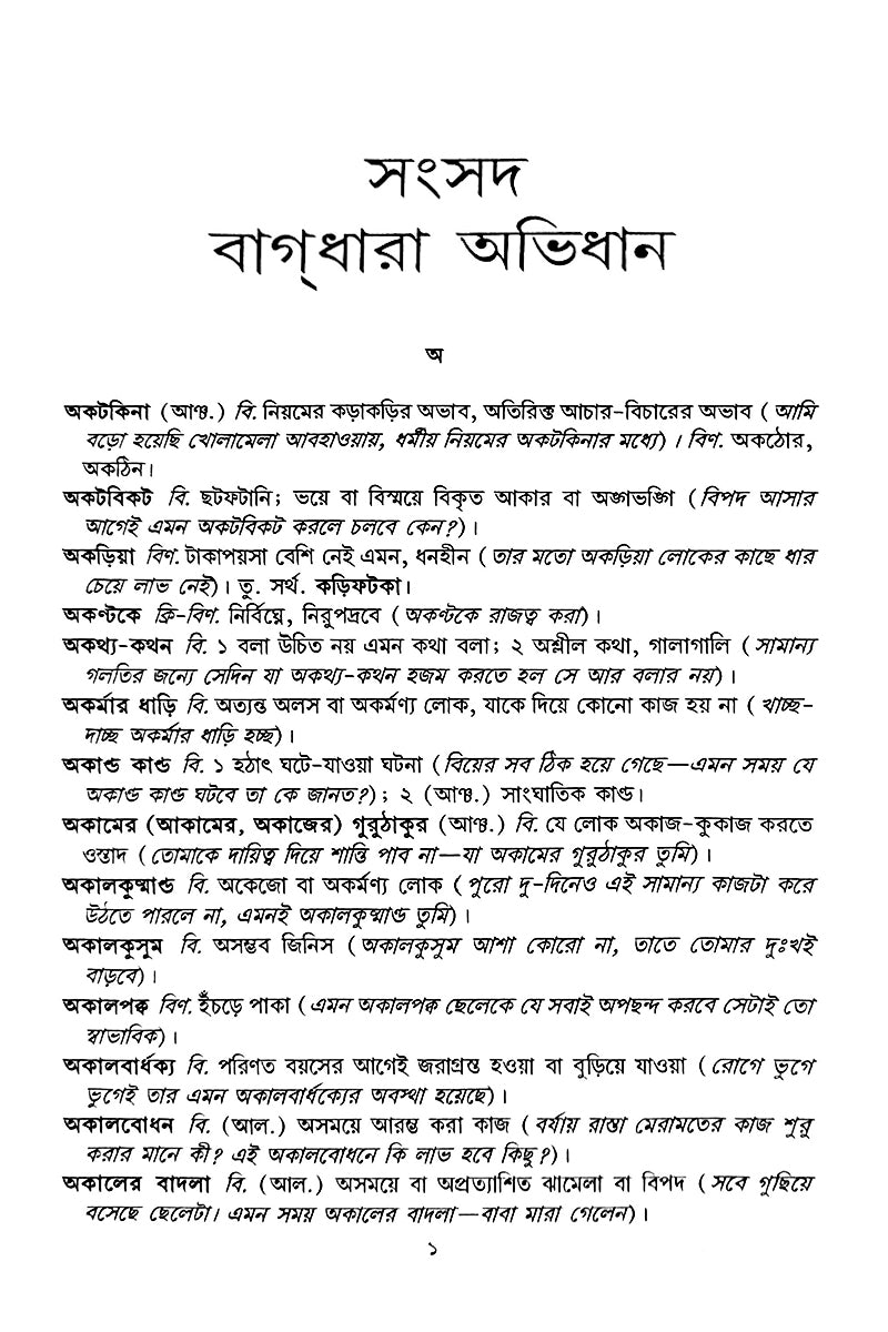 Samsad Bagdhara Abhidhan – Subhas Bhattacharya